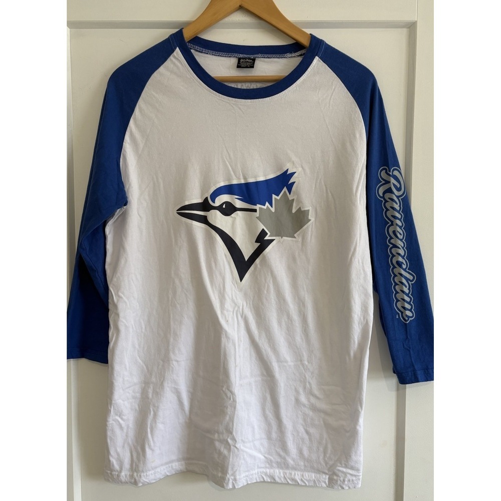 Toronto Blue Jays Harry Potter Night Ravenclaw Raglan Shirt Giveaway XL **READ**